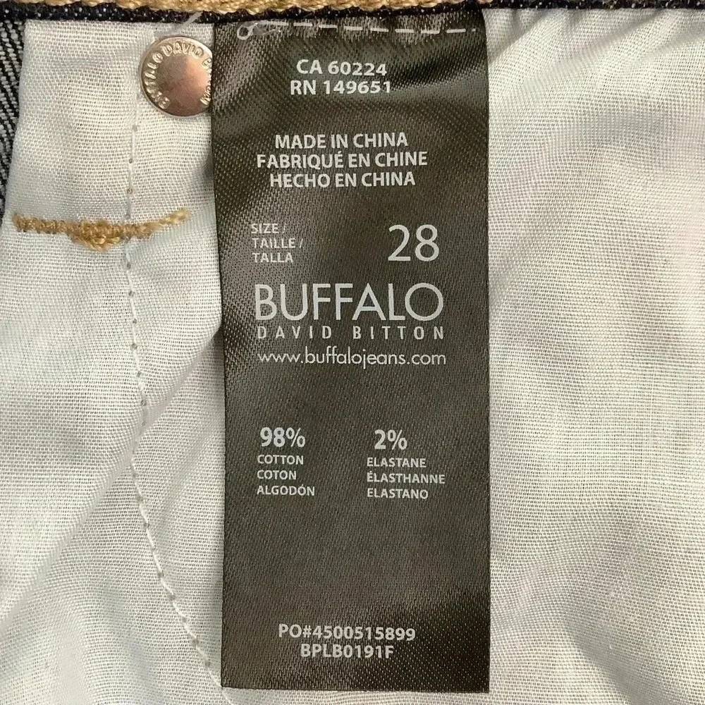 BUFFALO DAVID BITTON Bailey Mid Rise Boot Cut Jeans Size 28 - Picture 13 of 15